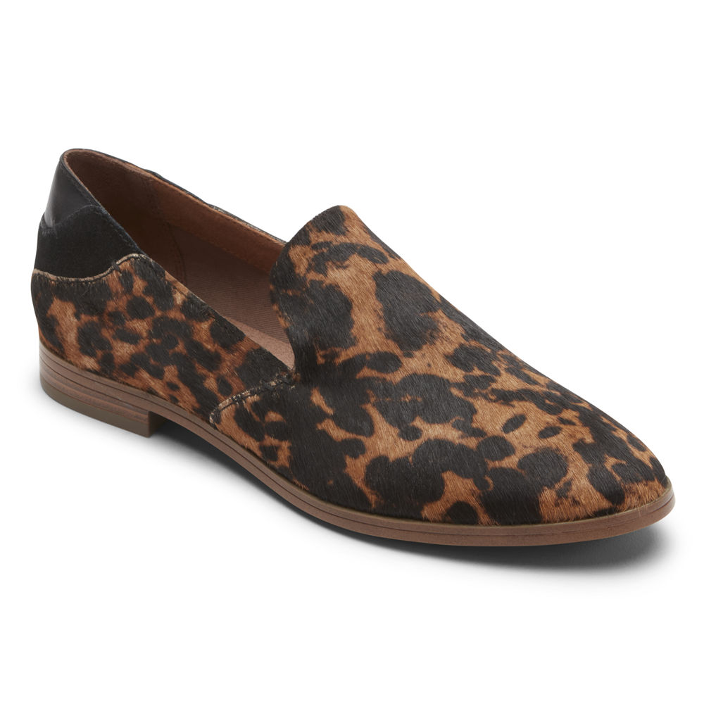 Rockport Loafers For Womens Leopard - Perpetua - PA6280731